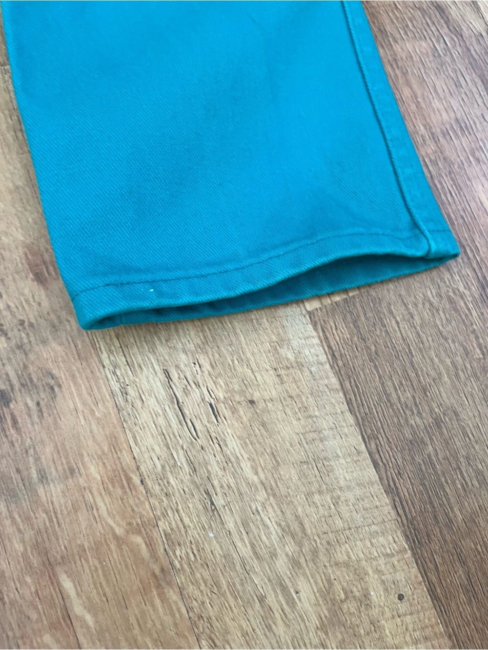Wrangler Women’s Teal Flare Jeans vintage made in USA - Picture 10 of 13
